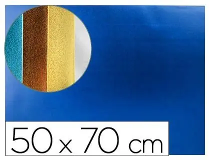 Goma Eva 50X70 2 mm Metalizada Azul No Te Lo Pierdas