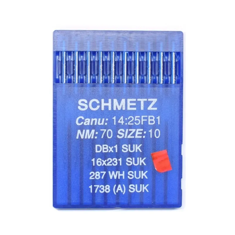 Aguja schmetz para máquina semi-industrial nº70 dbx1 suk Envío Internacional