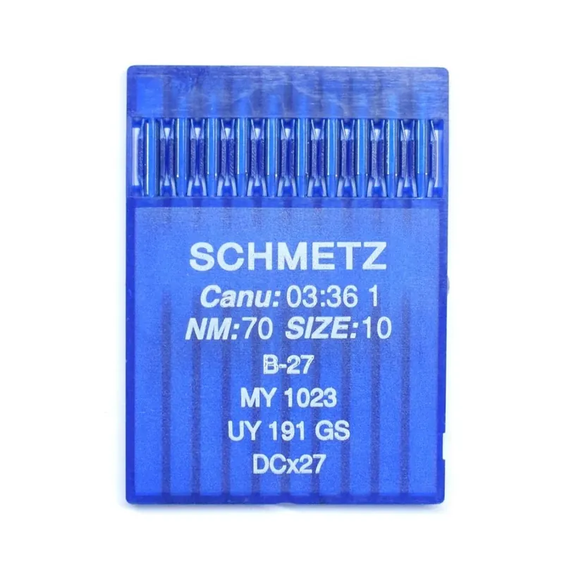 Aguja schmetz para máquina semi-industrial nº70 b-27 Edición Limitada