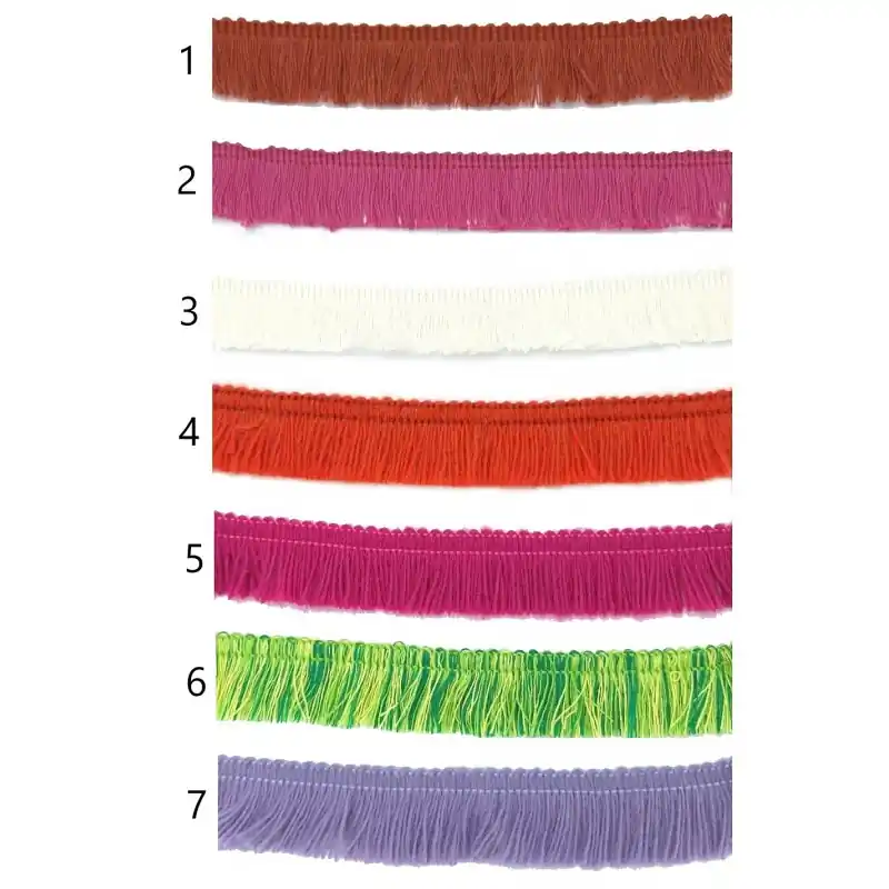 Fleco Básico Colores 2cm - Pasamanería - 1 Garantía De Devolución De Dinero