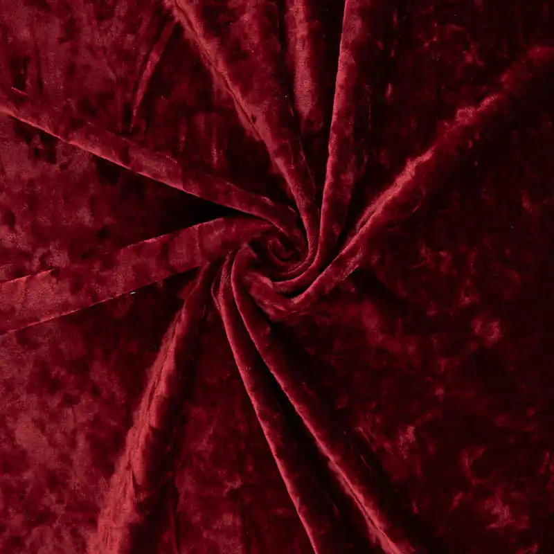 Novedad Terciopelo Moda Rojo Rubi