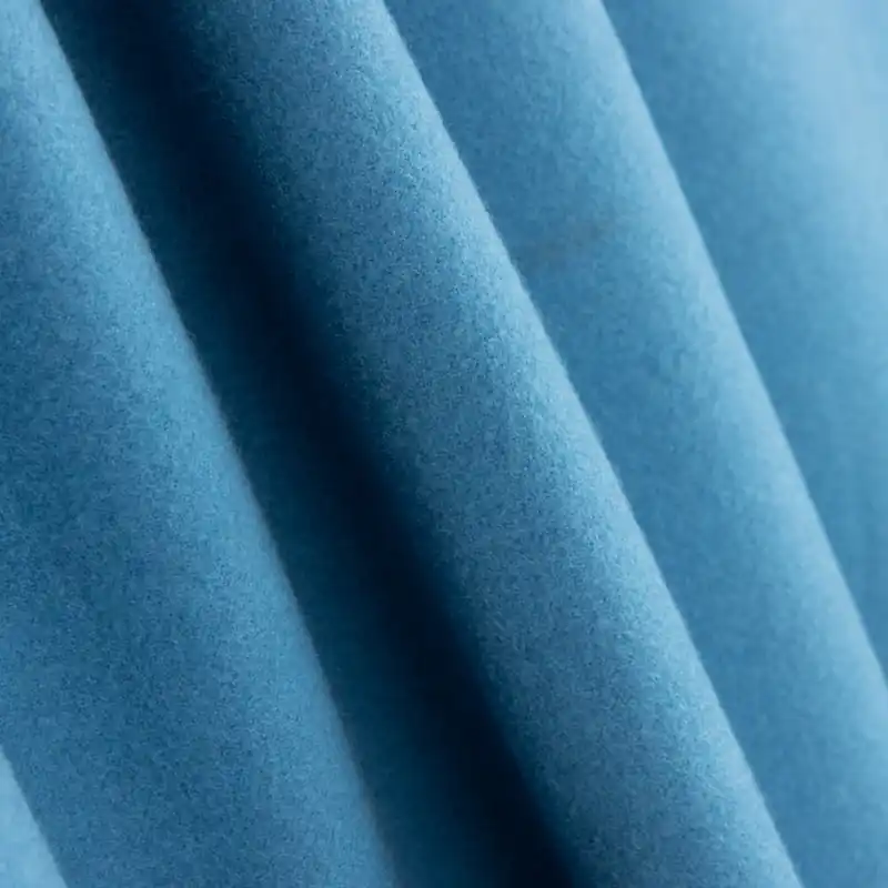 Lujoso Abrigo Mouflón Loden Azul Capri