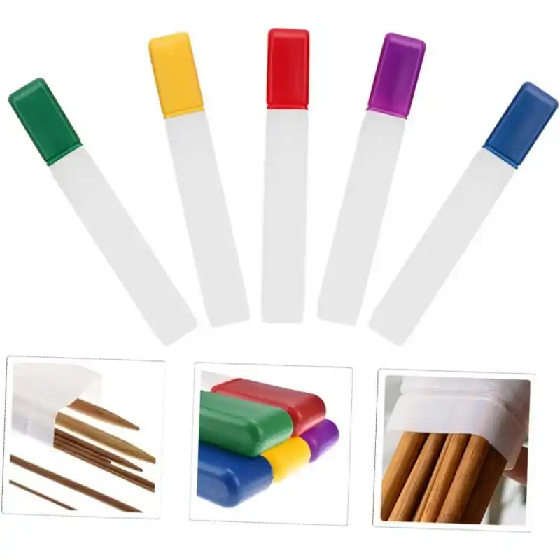 Guarda Agujas Calcetar Plástico Transparente - Organizador Portátil Exclusivo