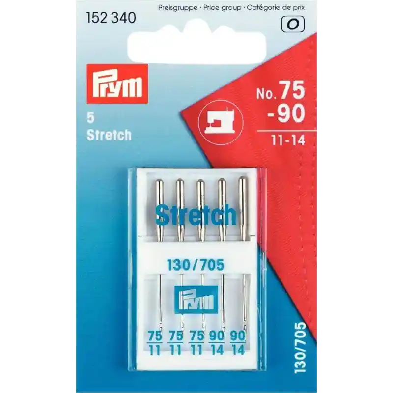 Aguja de Máquina de Coser T.P. Stretch Prym, Surtido Nº 75-90 Entrega Rápida