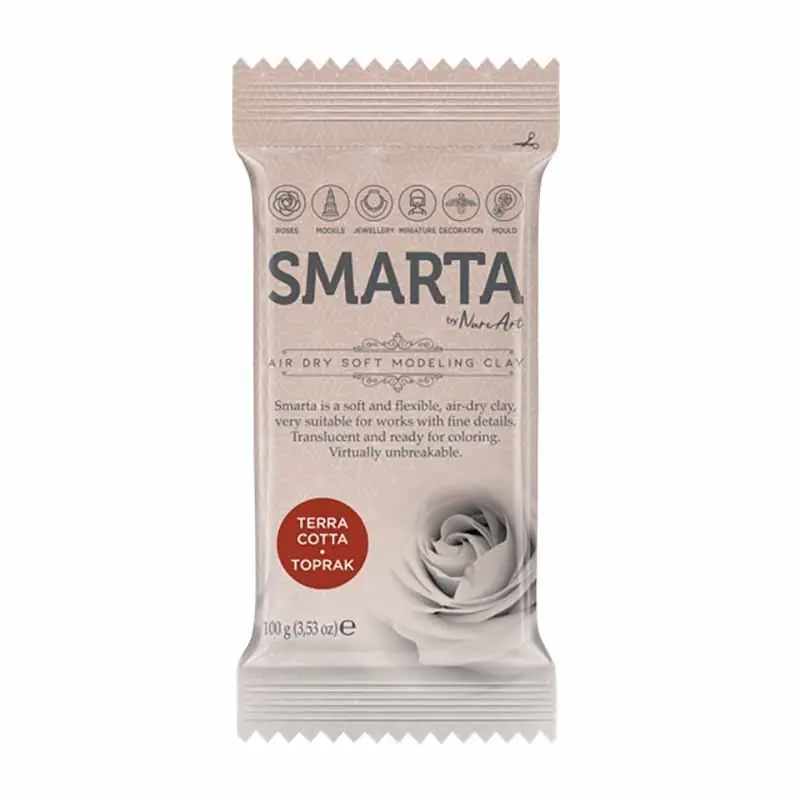 Arcilla para modelar Smarta - Terra Cotta 100g De Moda