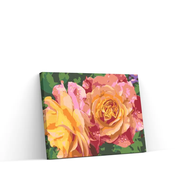 Pintar por Números – Rosas Flores de Belleza Favorito De Clientes