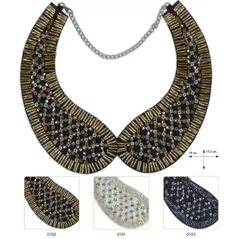 Cuello joya cierre cadena Corniglia - 0100 Dorado Profesional