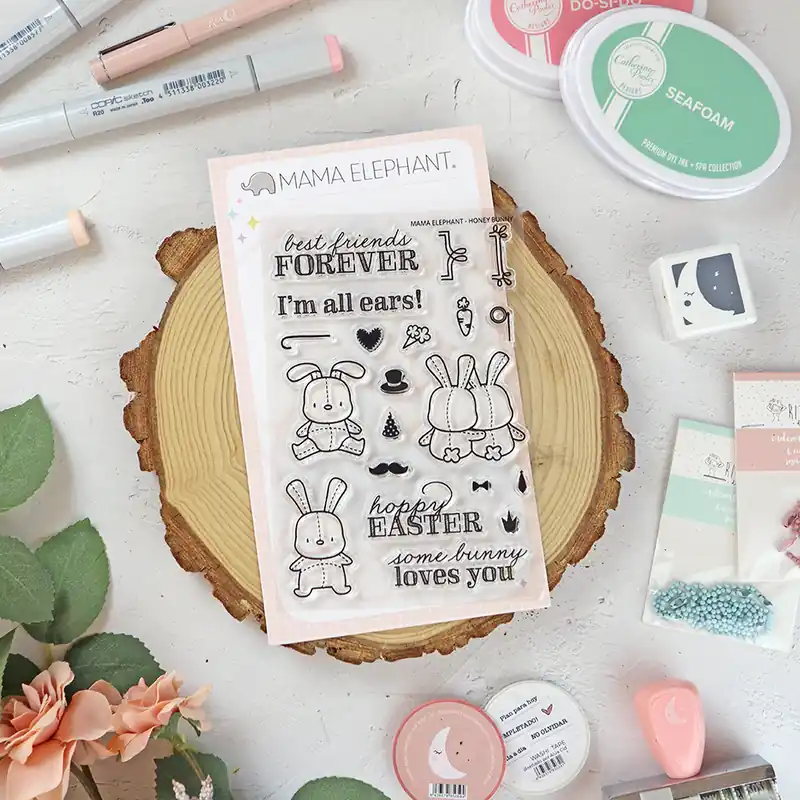 Venta Final Set de sellos Honey Bunny de Mama Elephant