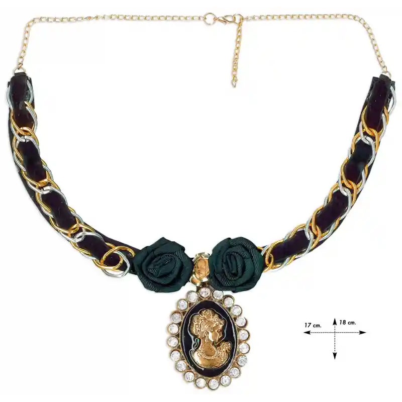 Cuello joya cristal cadena Orbetello Compra Ahora