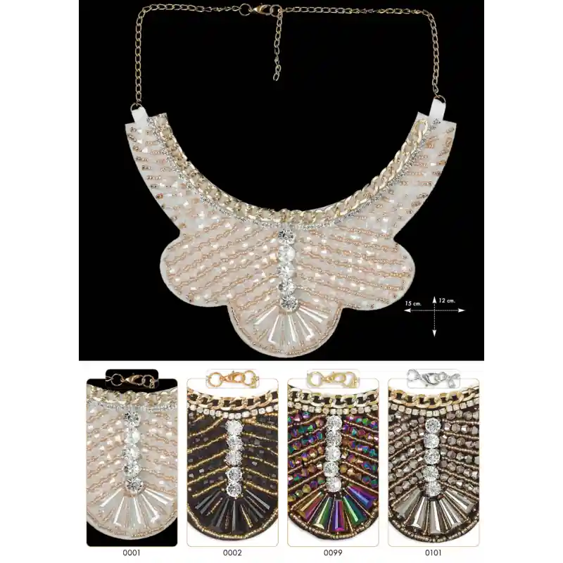 Cuello joya cristal cadena Senigallia - 0001 Márfil Compra Ahora