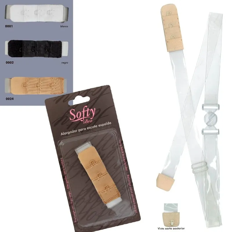 Stock Limitado Alargador escote espalda transparente - Beige