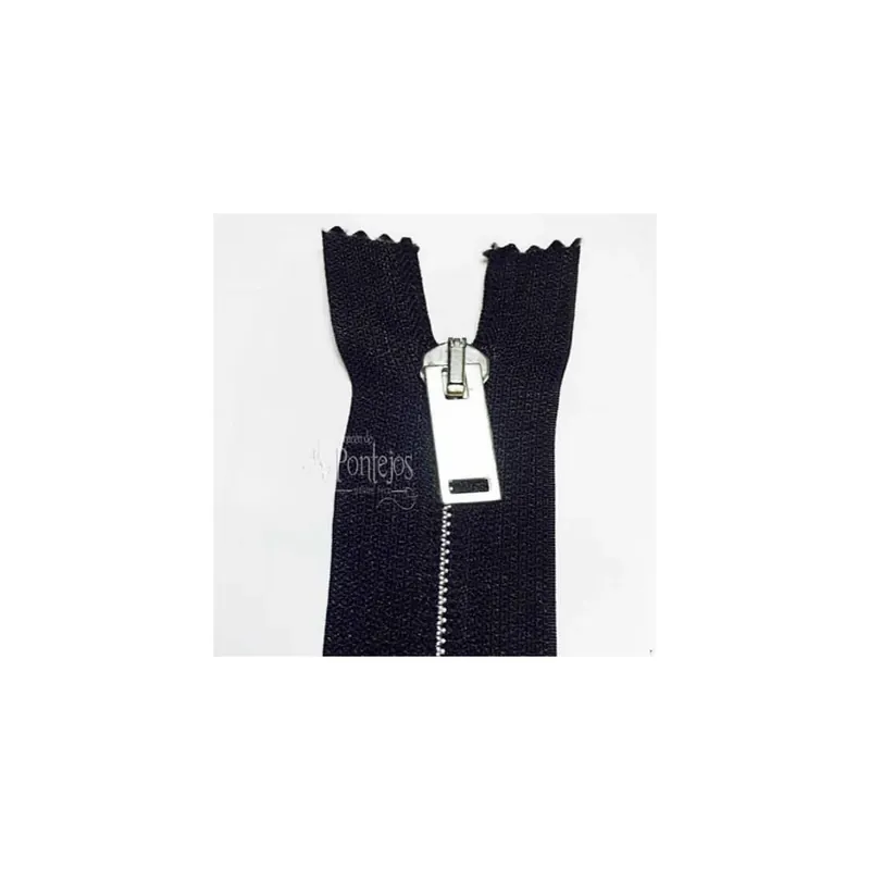 Súper Precio Cremallera fantasía invisible s/s - Plata