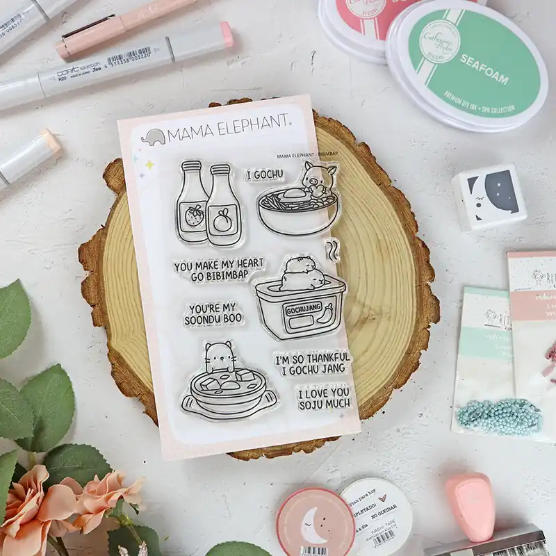 Precio De Oferta Set de sellos Bibimbap de Mama Elephant