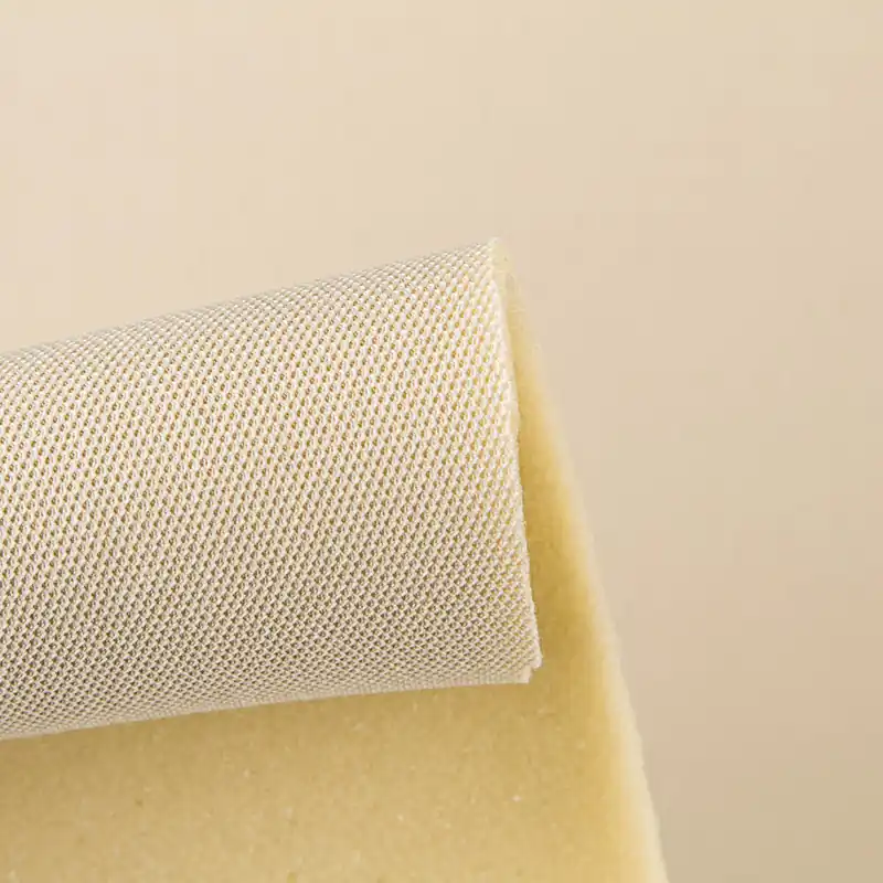 Precio Bajo Tela Foamizada Tapicería Beige Claro