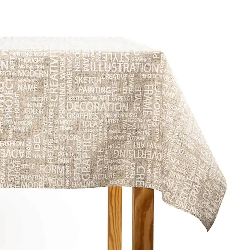 Mantel Anti Manchas Deco Beige Edición Limitada