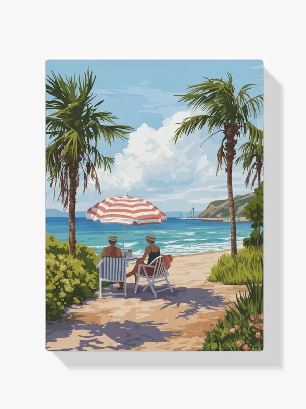 Exclusivo Pintar por Números – Tarde junto al mar