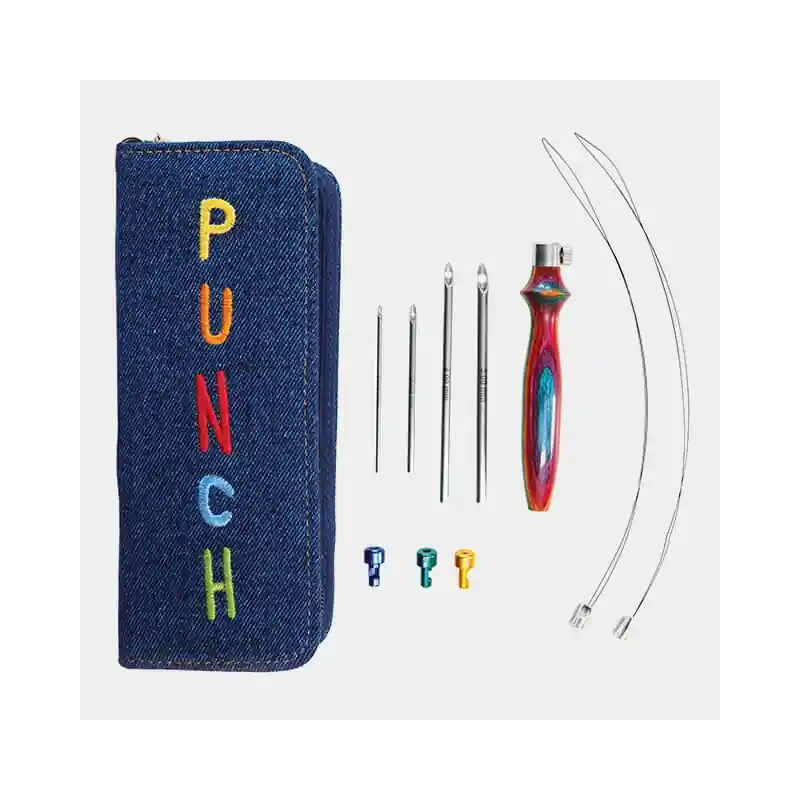 Set Punch Needle Vibrante KnitPro - Kit Completo y Colorido para Bordado en Relieve Última Oportunidad
