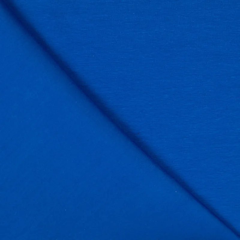 Punto Algodón Lycra Orgánico Azulón Certificado