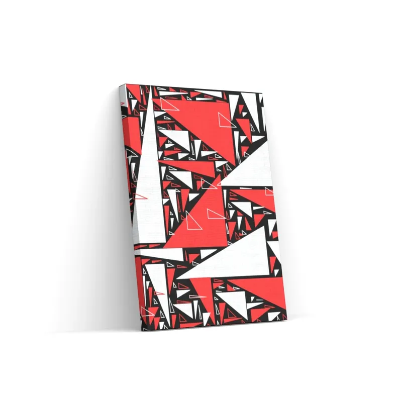 Pintar por Números – Triángulos rojos y blancos Solo Por Tiempo Limitado