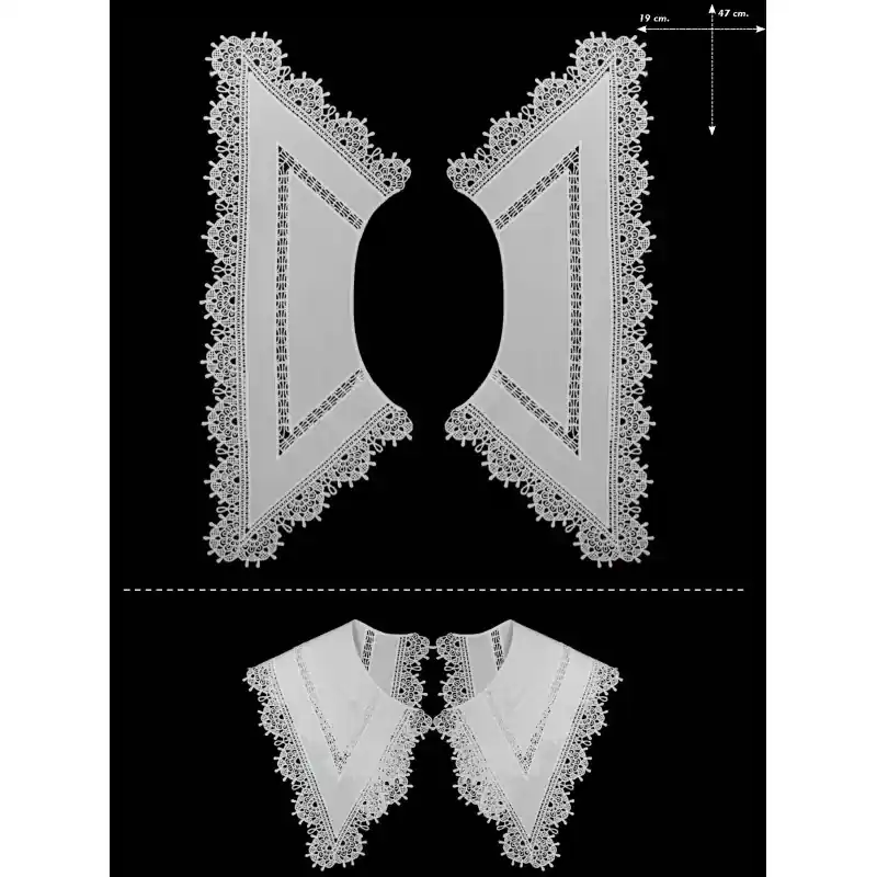Solo Por Tiempo Limitado Cuello batista bordado 813281