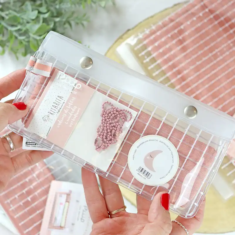 Estuche Piiip Flat Terracota de Kokuyo Envío Inmediato