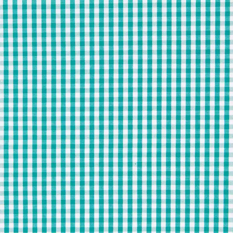 Exclusivo Algodón Vichy Mini Verde