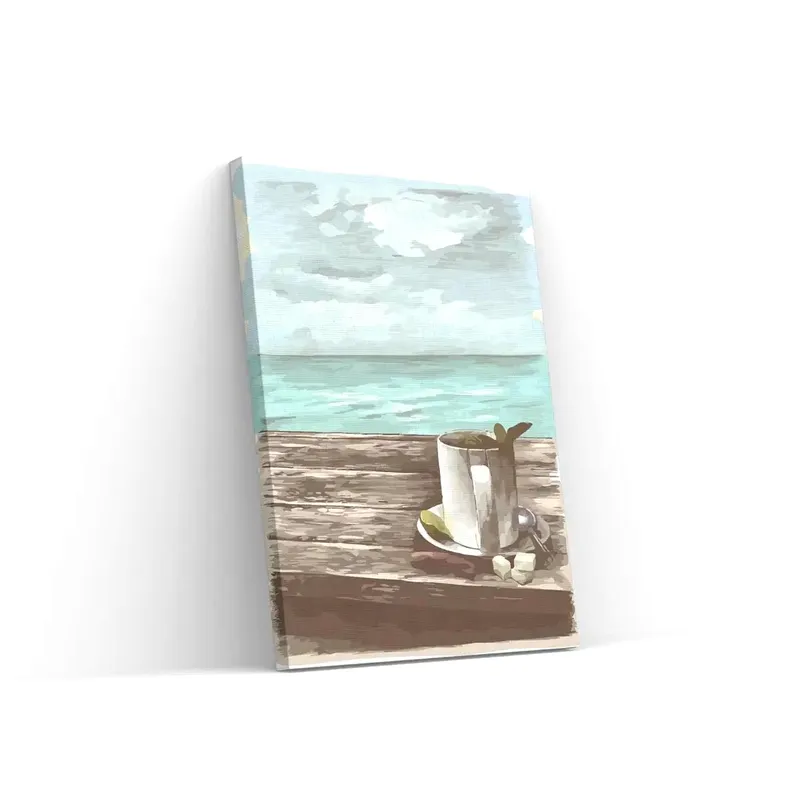 Auténtico Pintar por Números – Un té junto al lago