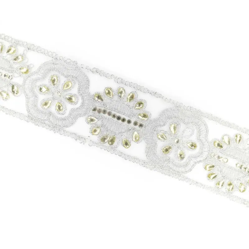 Última Oportunidad Pasamanería pedrería 288 - Plata