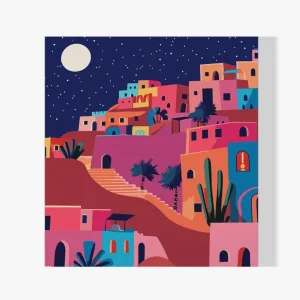 Pintar por Números – Oasis nocturno Profesional