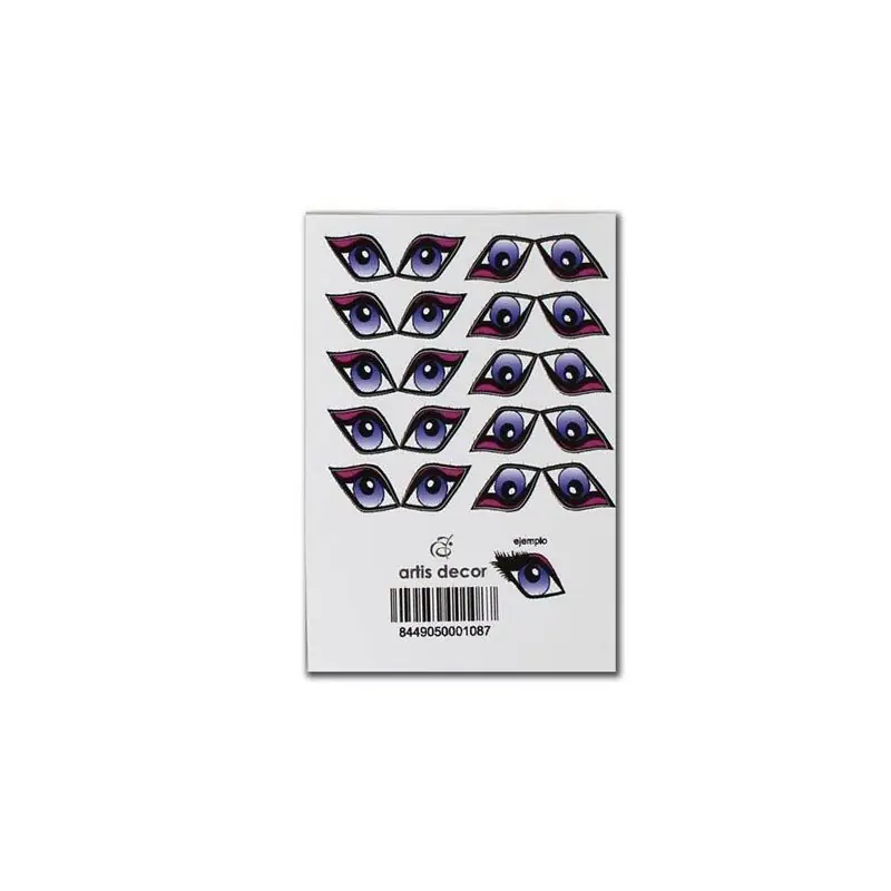 Venta Final Ojos adhesivos Diva pequeños 10 pares.