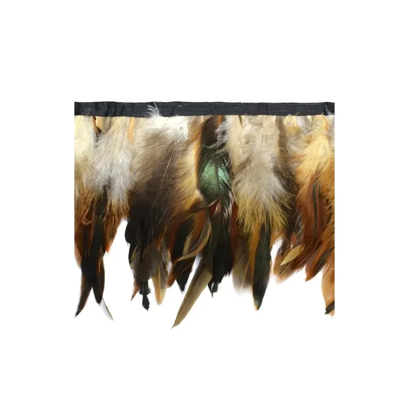 Mejor Precio Fleco de plumas con matices brillantes 14cm