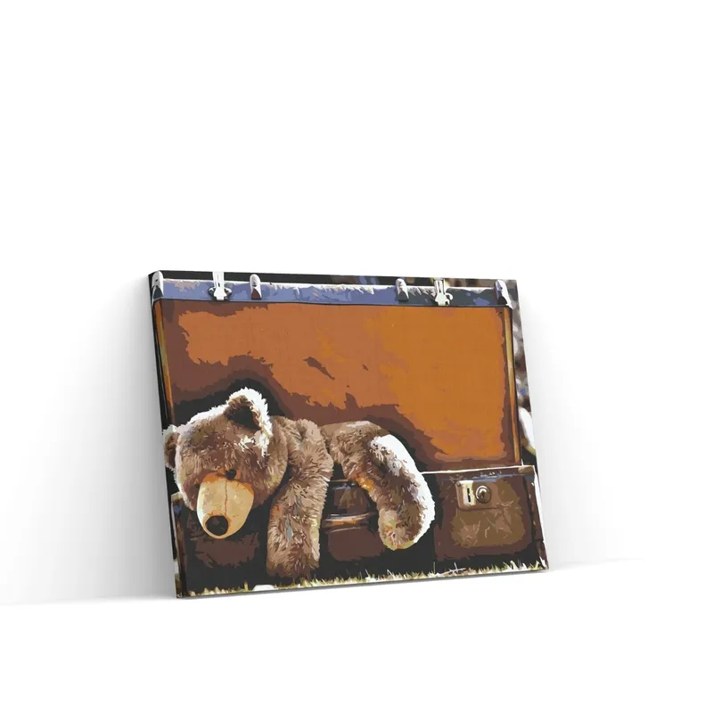 Solo Por Tiempo Limitado Pintar por Números – Osito de peluche en movimiento