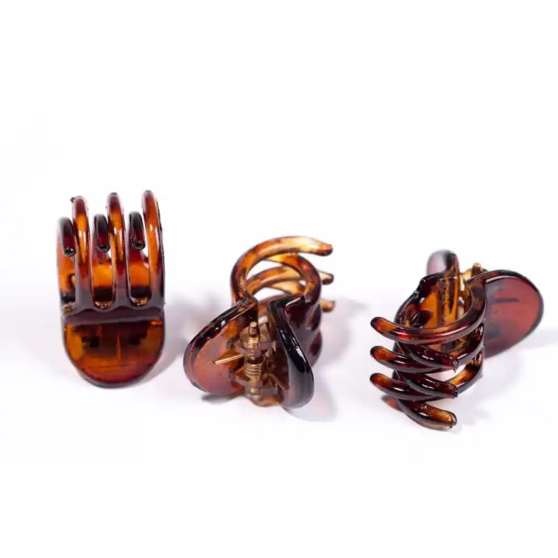 Pack 3 Mini Pinzas de Carey Inca - Pinzas de Concha Francesa Última Versión