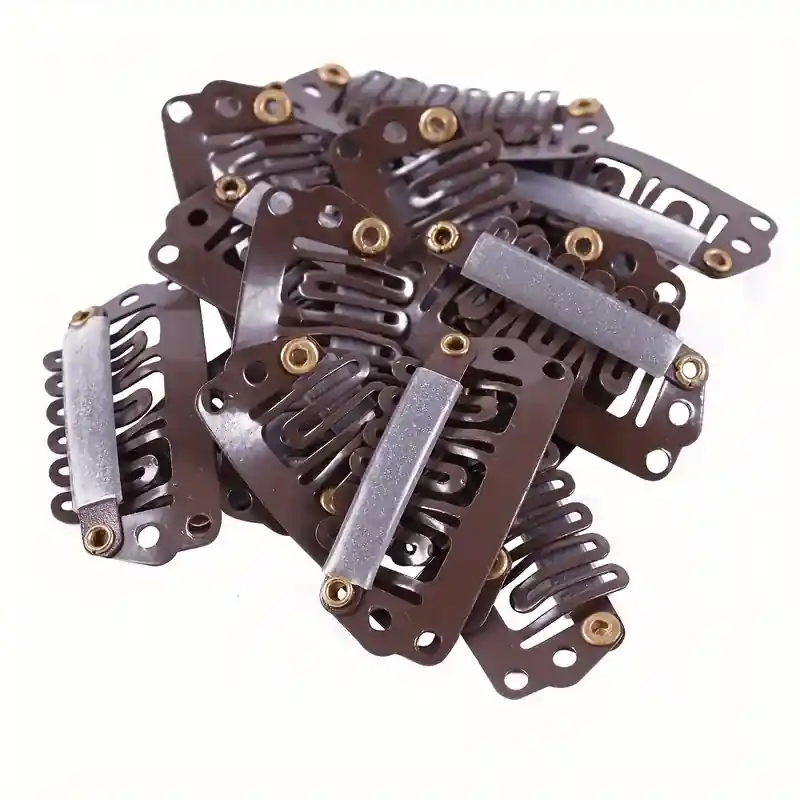 Clip Mini-Peineta para Tocados y Extensiones - 2.8 cm - Negro Profesional