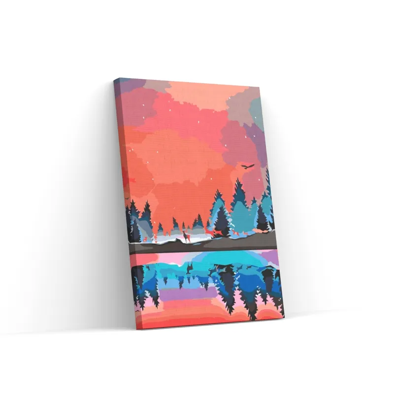 Pintar por Números – Paisaje invernal 2 Exclusivo