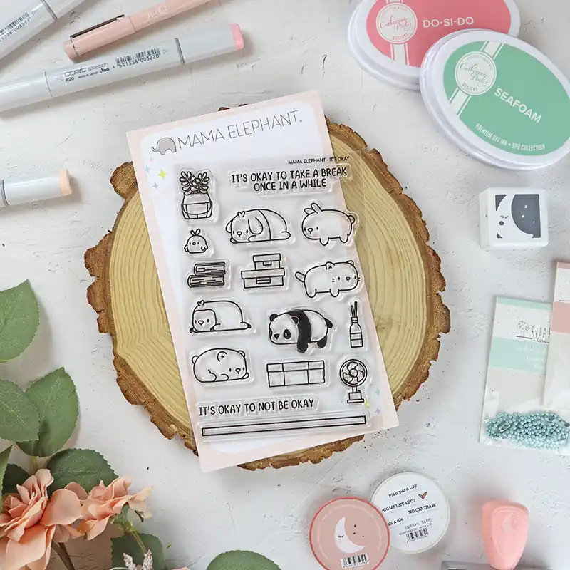 Set de sellos It’s Okay de Mama Elephant Bestseller