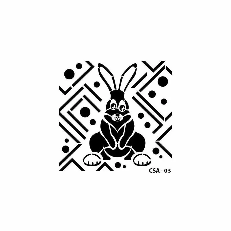 Ordenar Ahora Mismo Kids Animal CSA03 Stencil/ plantilla 15x15 CADENCE