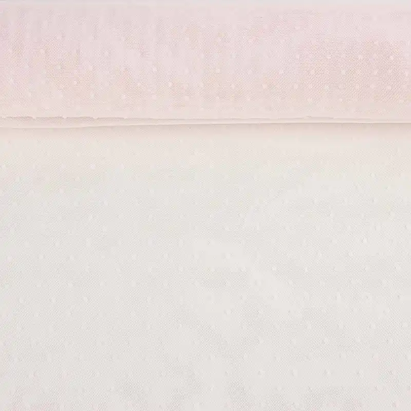 Mejor Calidad Tul Semi Rígido Floc Rosa