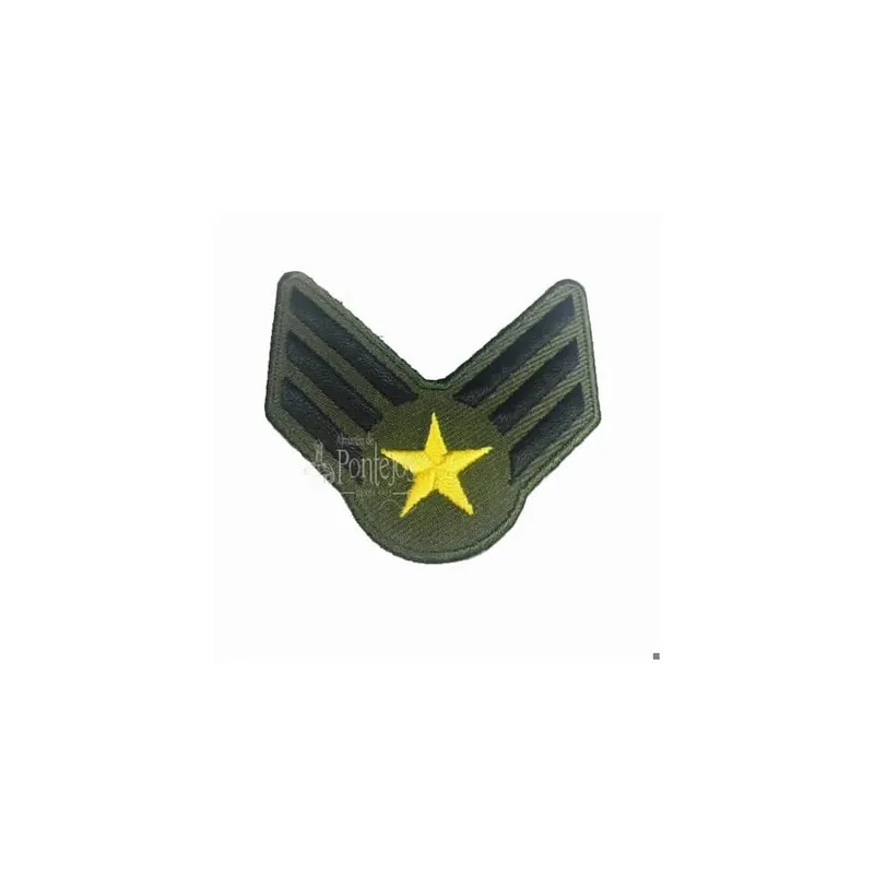 Aplicación militar estrella - Kaki/Negro Precio De Oferta