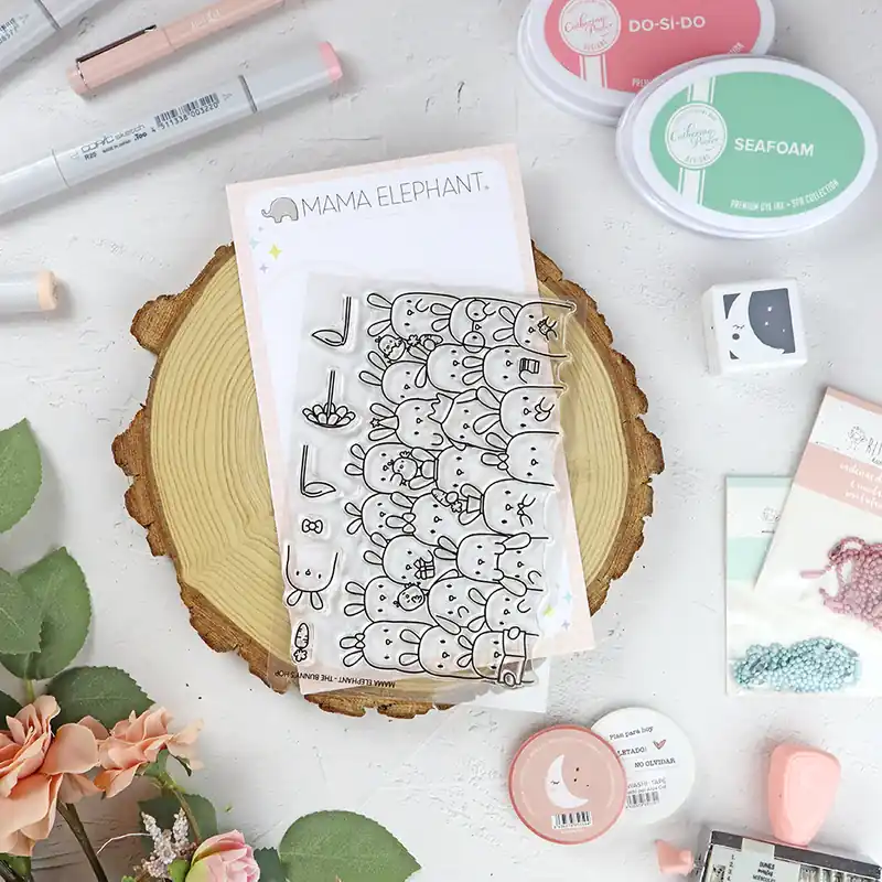 Descuento Set de sellos The Bunny’s Hop de Mama Elephant