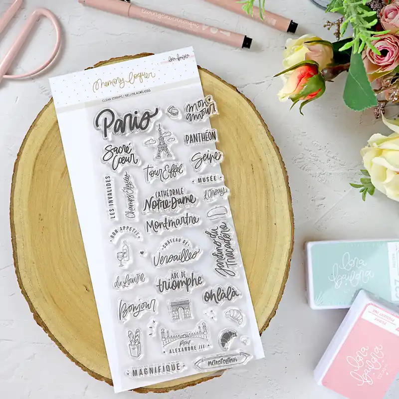 Set de sellos París, de Lora Bailora Envío Gratis