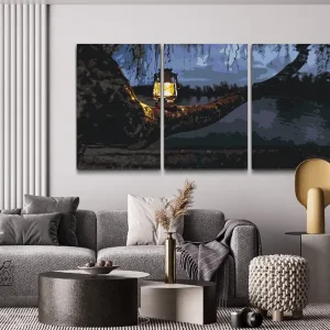 Pintar por Números – Paseo nocturno (lote de 3) Solo Por Tiempo Limitado