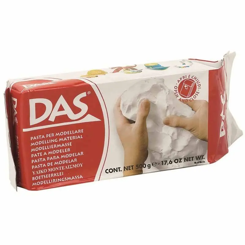 Favorito De Clientes Pasta para modelar de secado al aire BLANCA, DAS 500 gr.