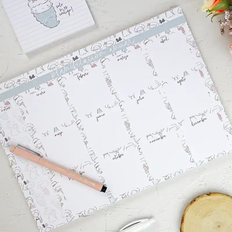 No Te Lo Pierdas Bloc A4 Anual Solosiescontigo de Alúa Cid