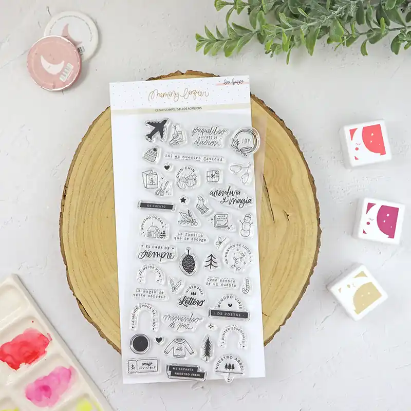 Envío Exprés Set de sellos Postcards de Lora Bailora