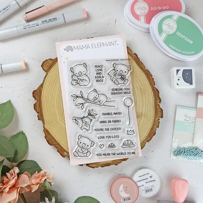 Promoción Set de sellos Koala Hugs de Mama Elephant