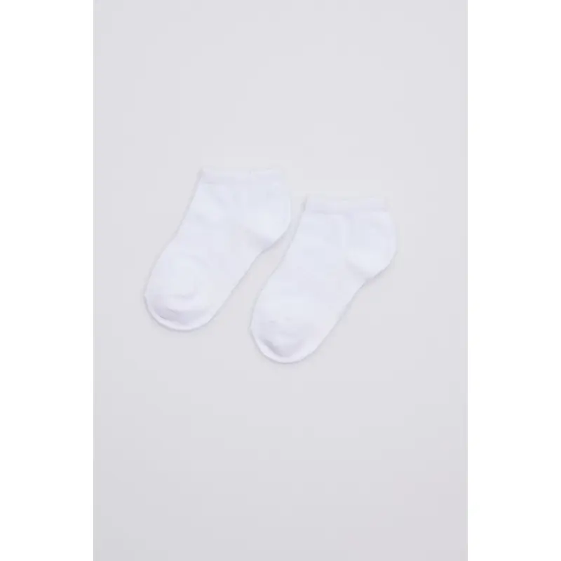 Pack 3 pares calcetines tobilleros infantil - 23/25 - Blanco Precio De Oferta