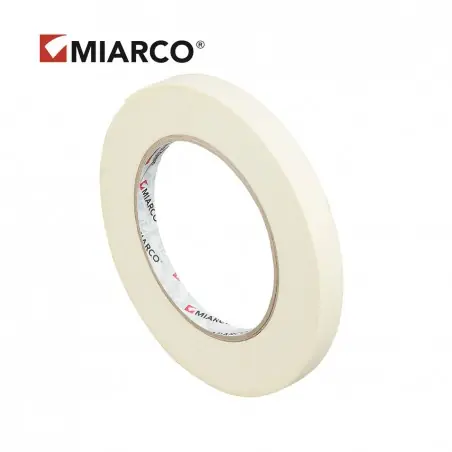 Precio Reducido Cinta adhesiva papel carrocero pintor krepp MIARCO 12mm x 90 metros