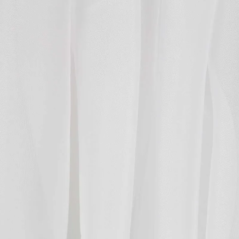 Tela Visillo Voile Poliéster Blanco Ordenar Ahora Mismo