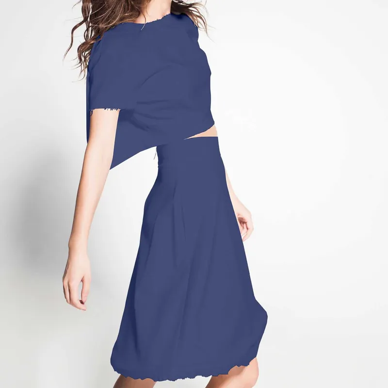 Satén Lenceria Marino Auténtico